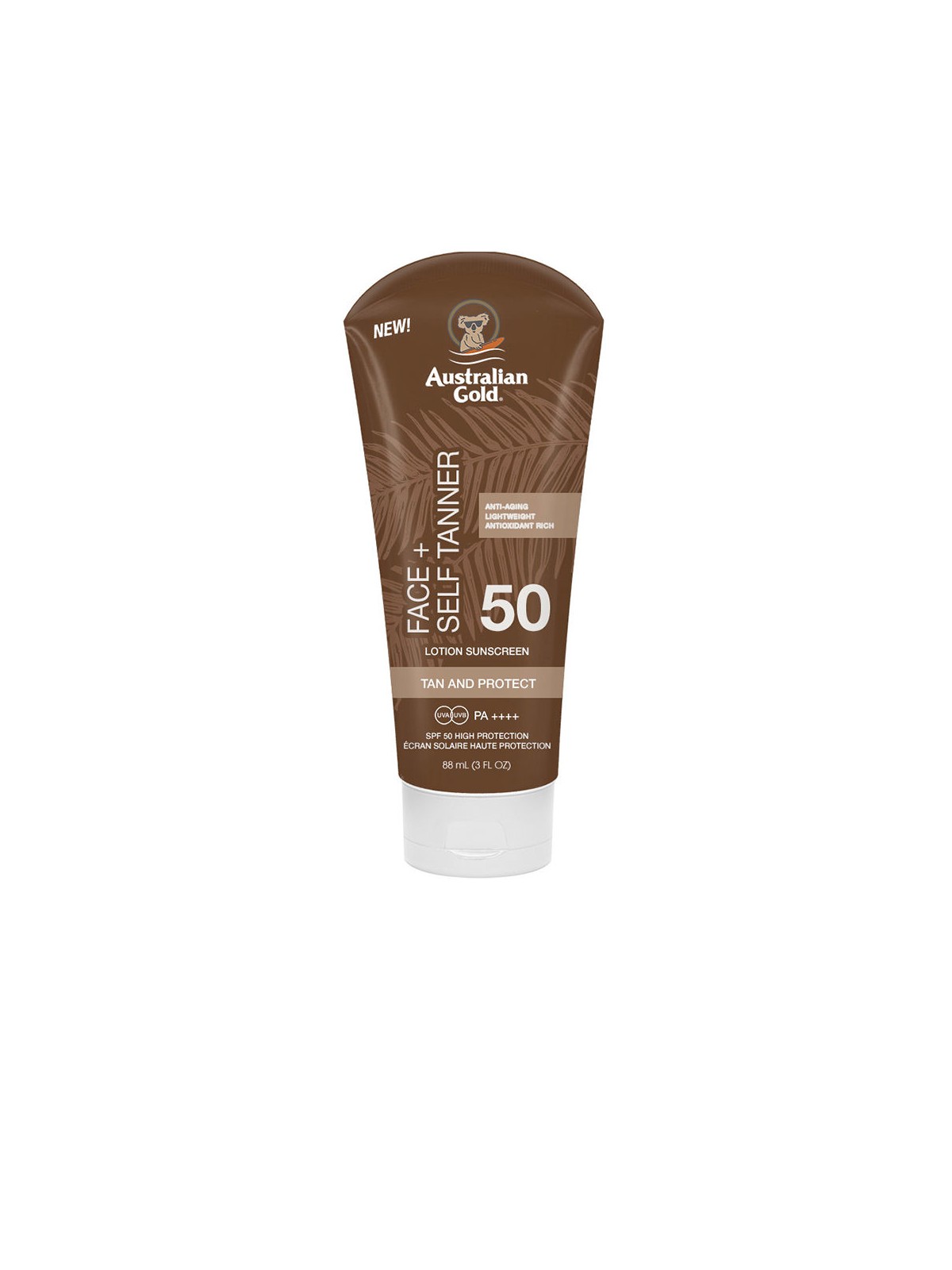 Australian Gold AUTOABBRONZANTE VISO SPF50 88ml unisex Australian Gold www.essenzetotalstyle.com 