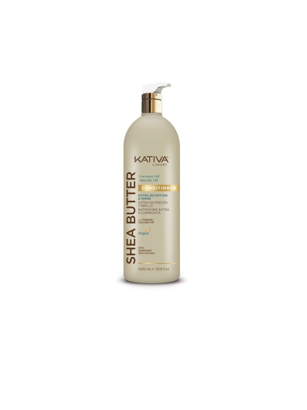 Kativa Balsamo al burro di karité, olio di cocco e olio di marula 1000ml donna