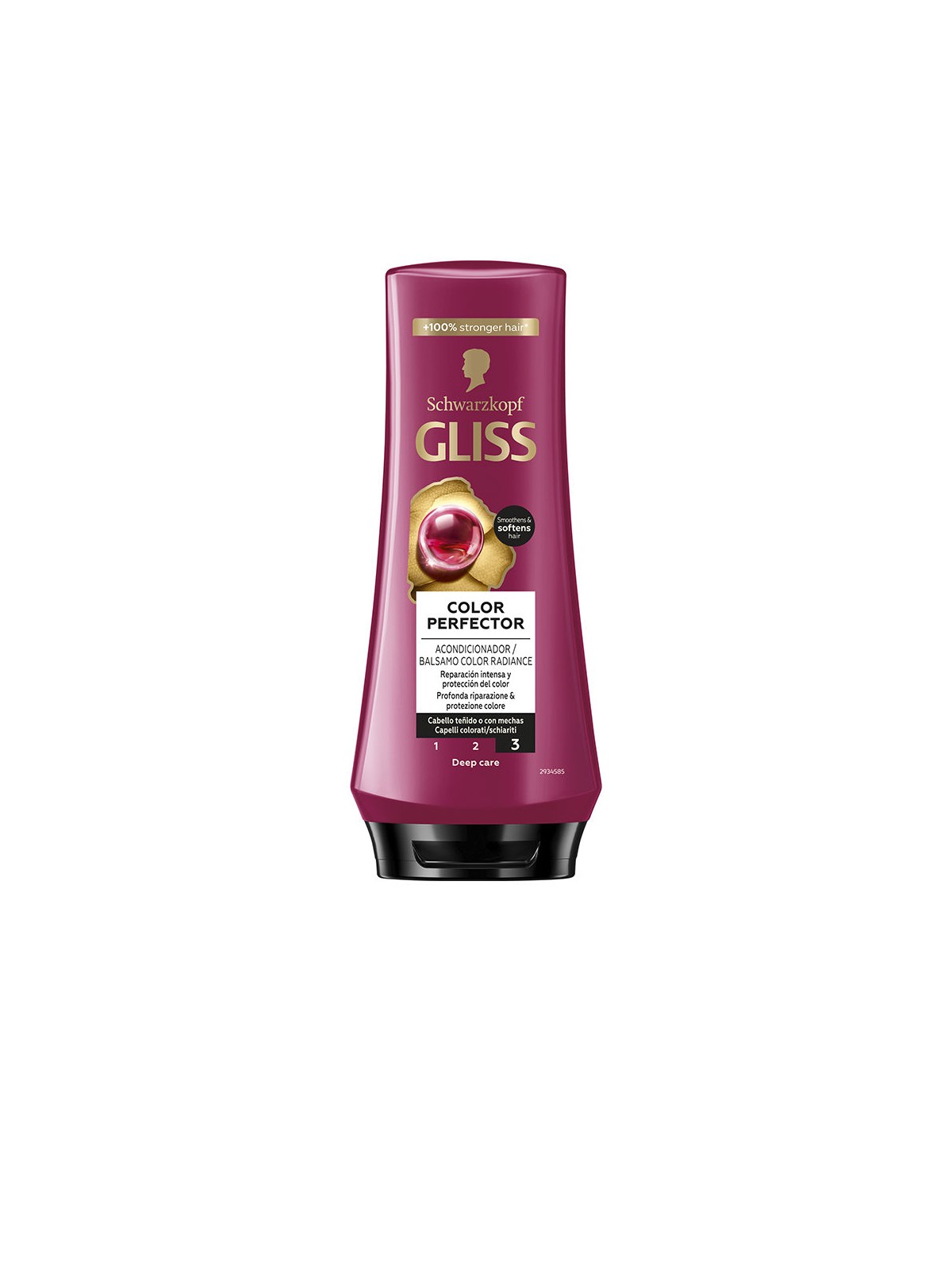 Schwarzkopf Mass Market Balsamo GLISS COLOUR PERFECTOR 200ml unisex