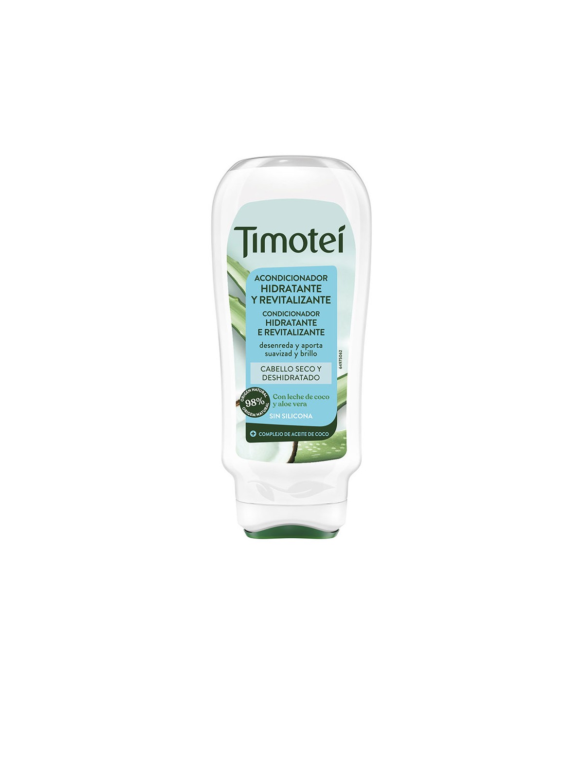 Timotei Balsamo idratante e rivitalizzante TIMOTEI con latte di cocco e aloe vera 250ml unisex