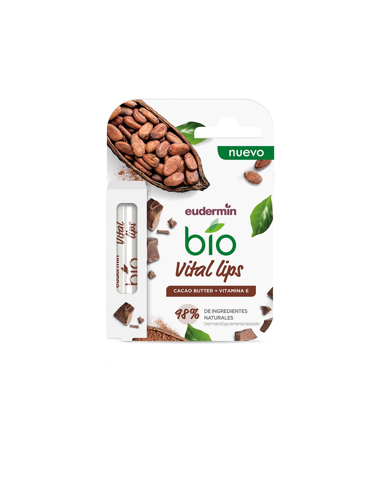 Eudermin Balsamo labbra bio rivitalizzante cacao + vitamina E 4,8gr unisex
