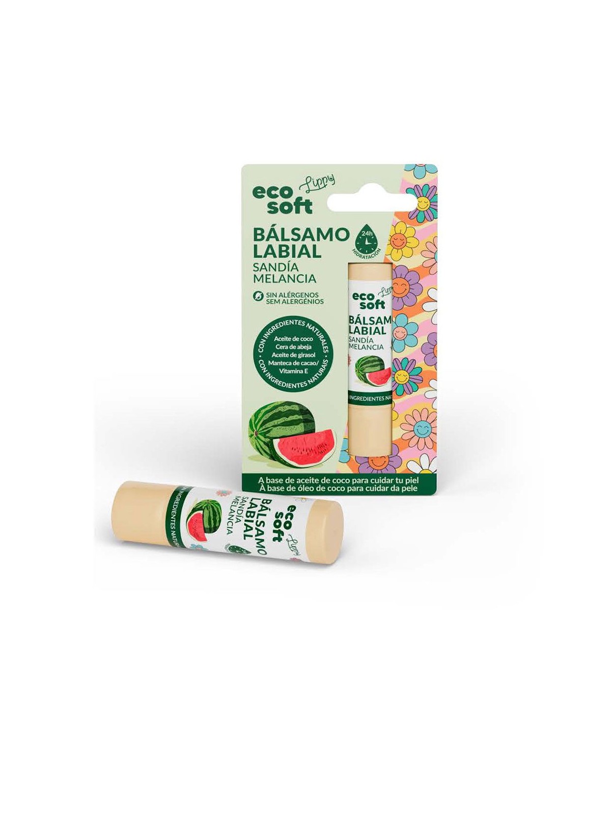 Eco Soft Balsamo labbra ECO SOFT LIPPY al gusto anguria, 1 pezzo unisex