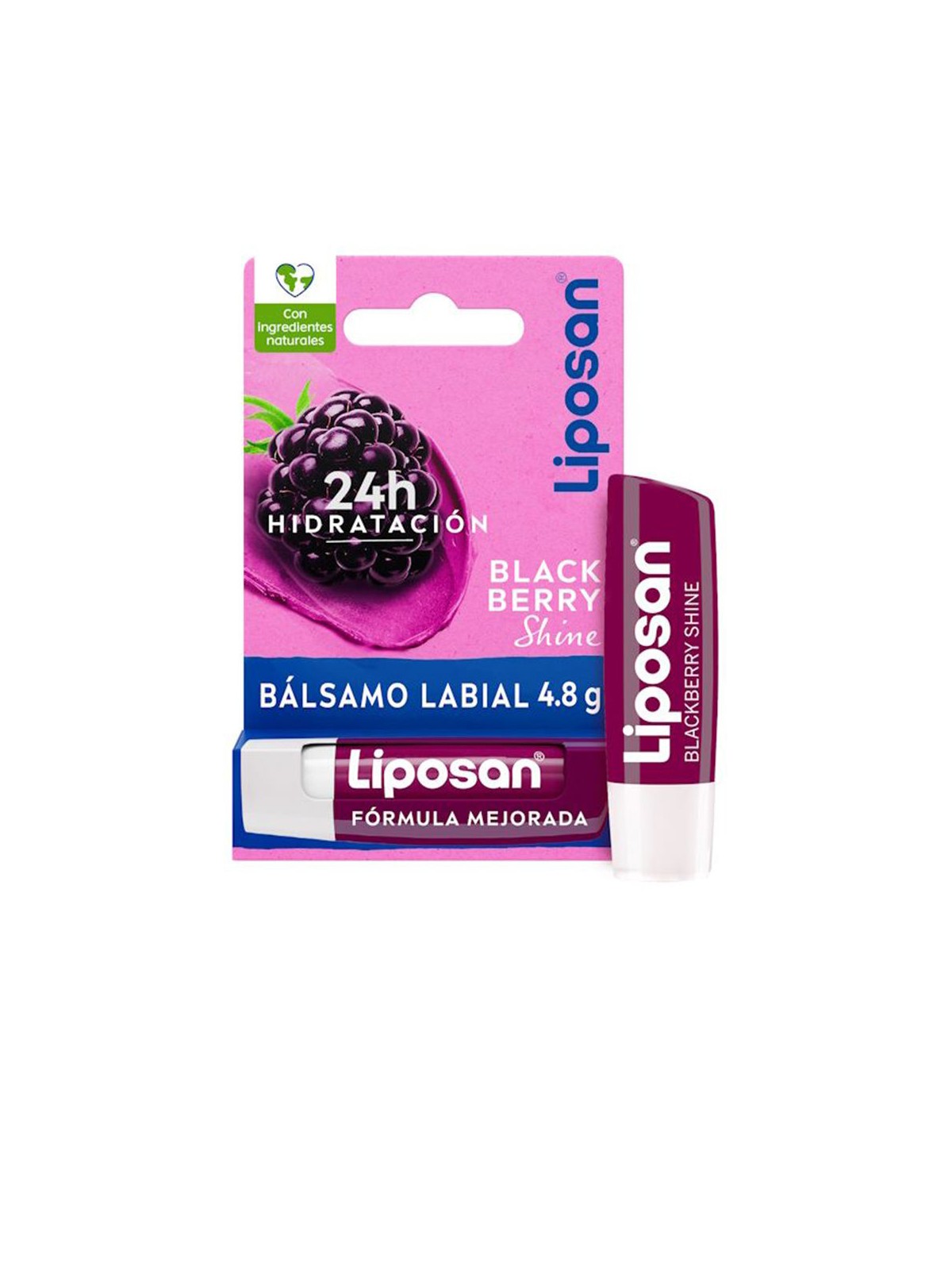 Liposan Balsamo labbra Liposan Blackberry Shine 4,8gr unisex