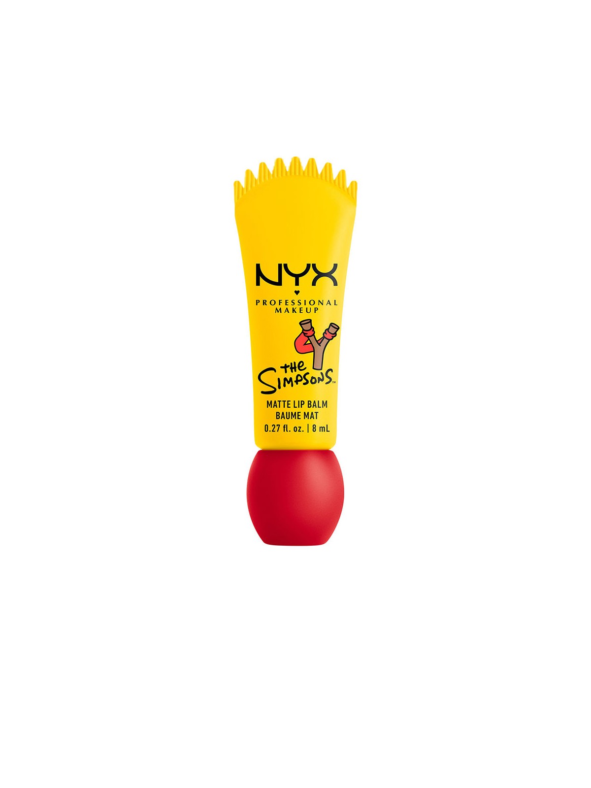 Nyx Professional Make Up Balsamo labbra opaco THE SIMPSONS SMUSHY n.Rebel Red 8ml unisex