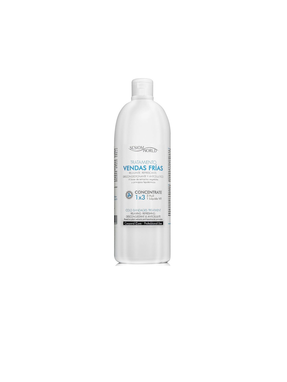 Sesiom World Bende refrigeranti, trattamento liquido 1000ml unisex
