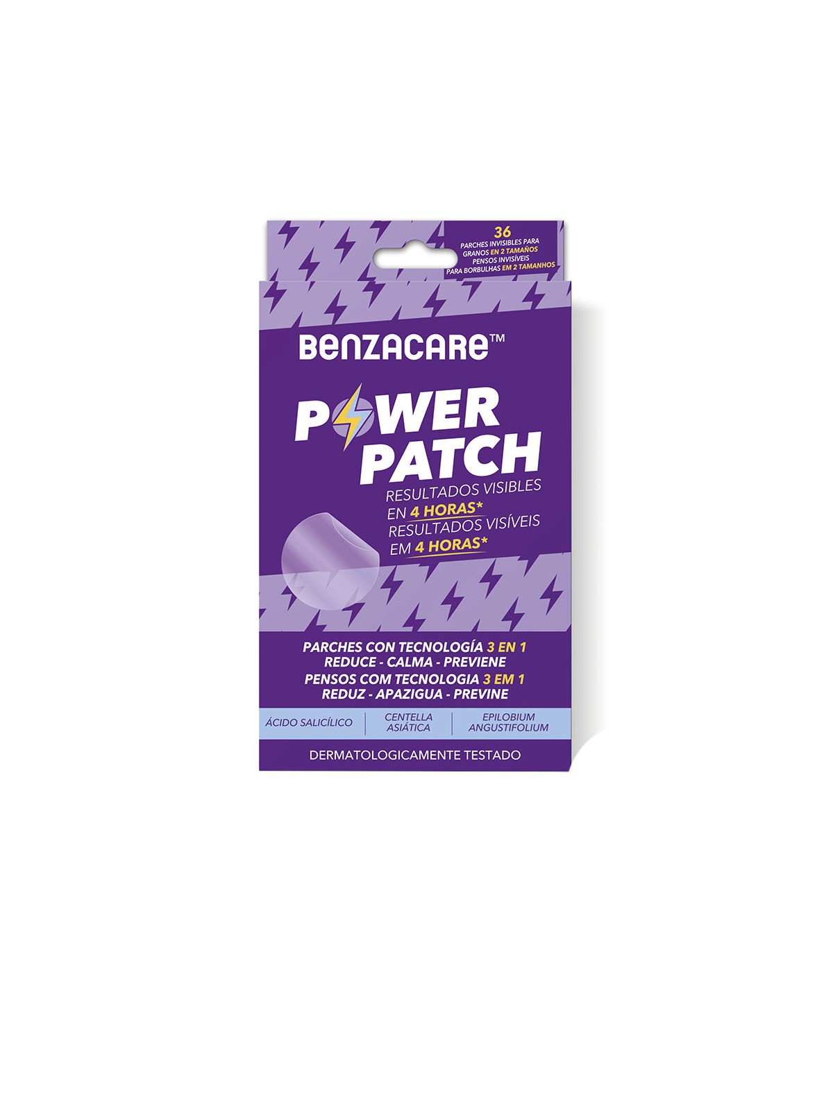 Benzacare BENZACARE POWER PATCH cerotto invisibile ultraleggero e ultrasottile 36 u unisex