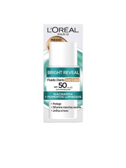 L'Oréal Paris BRIGHT REVEAL NIACINAMIDE fluido giornaliero SPF50 n.medio 50ml unisex