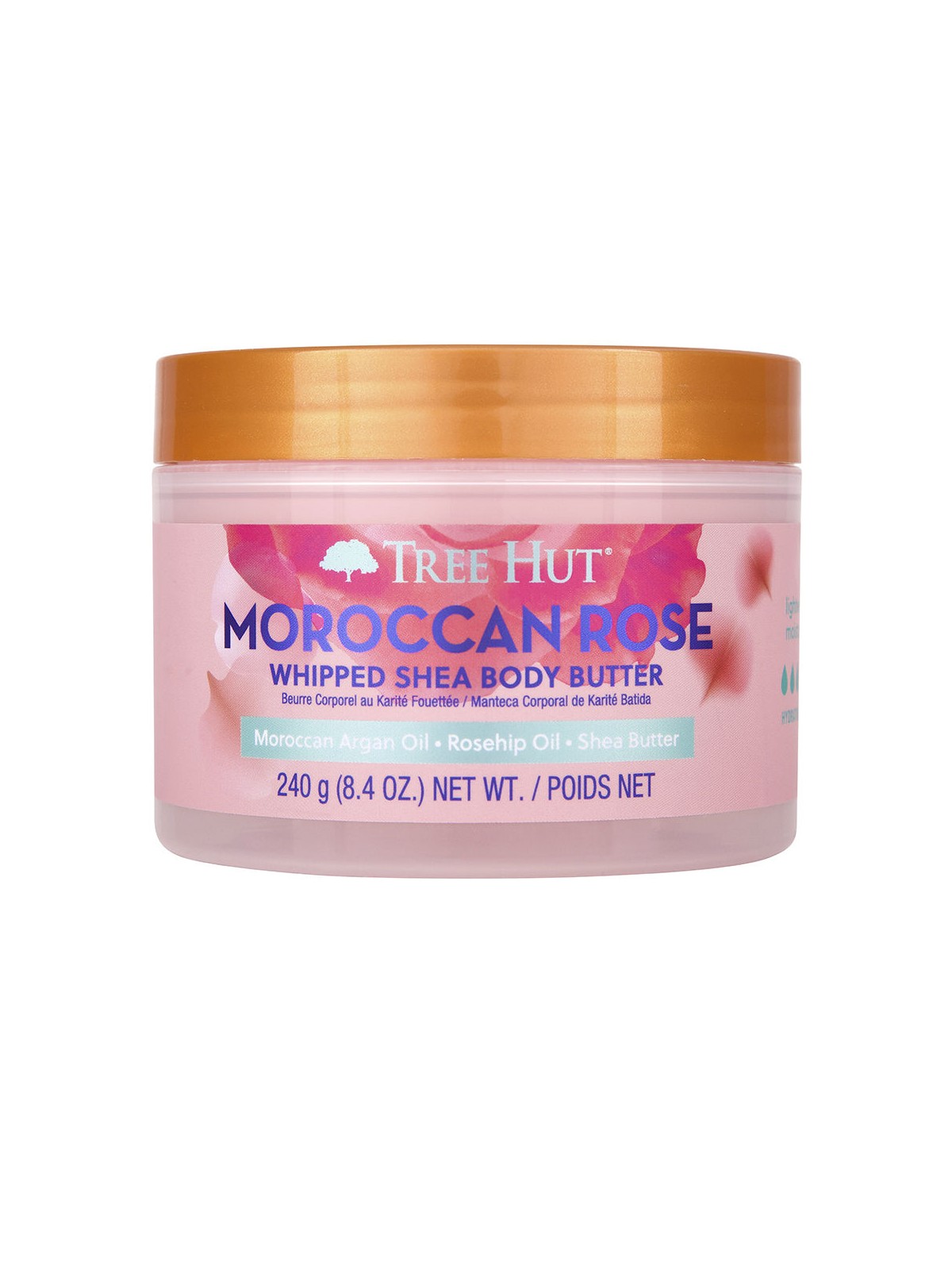 Tree Hut Burro corpo soufflé rosa marocchino 240 g unisex