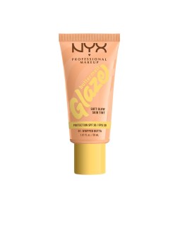 Nyx Professional Make Up BUTTERMELT GLAZE crema solare colorata + SPF30 n.01-Whipped Butta 30ml unisex
