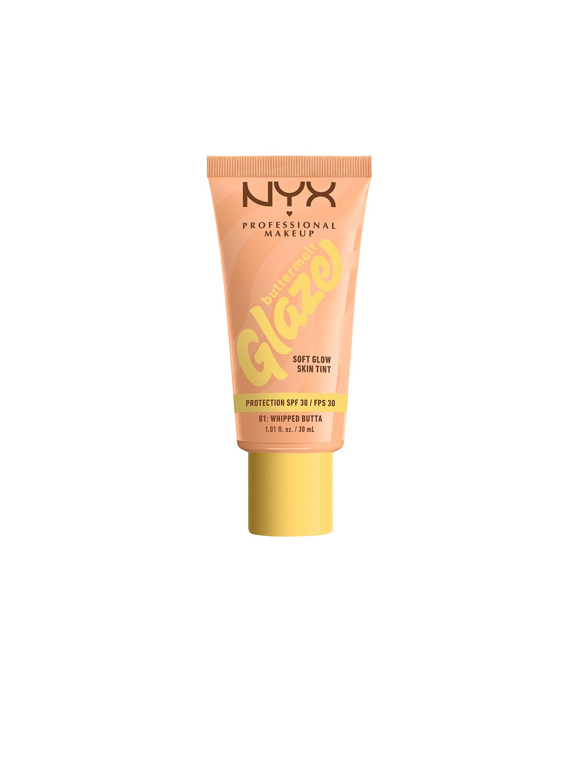 Nyx Professional Make Up BUTTERMELT GLAZE crema solare colorata + SPF30 n.01-Whipped Butta 30ml unisex