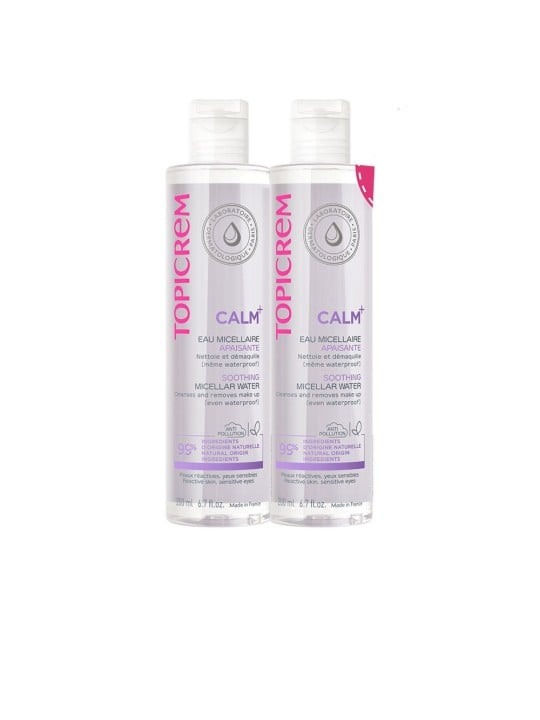 Topicrem CALM+ acqua micellare lenitiva, confezione da 2 x 200ml 2 x 200 ml unisex