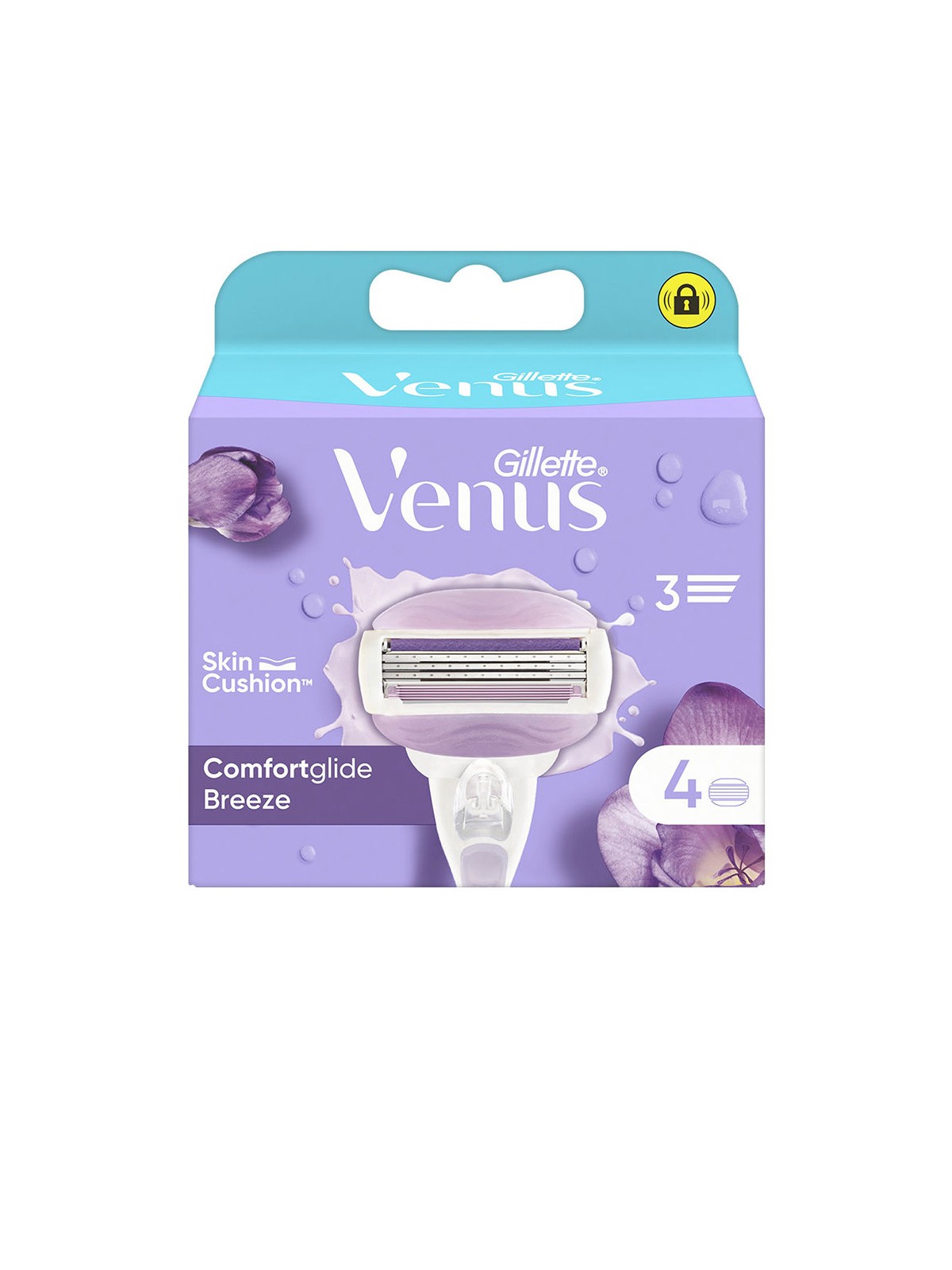 Gillette Caricabatterie GILLETTE VENUS BREEZE con 4 ricariche unisex