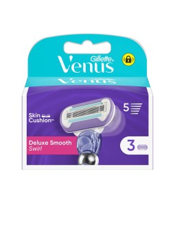 Gillette Caricabatterie GILLETTE VENUS SWIRL SMOOTH con 3 ricariche donna