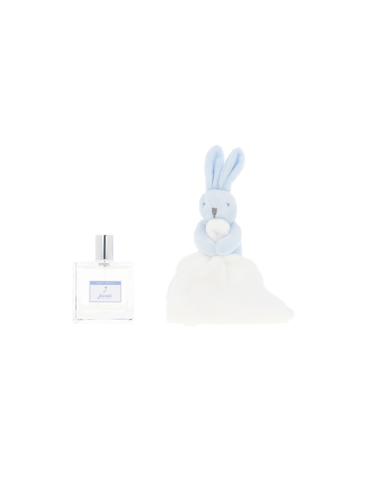 Jacadi CASSA PICCOLA 2 pezzi Eau de Cologne alcohol-free spray 100 ml + Jacadi Rabbit Plush 1 u uomo