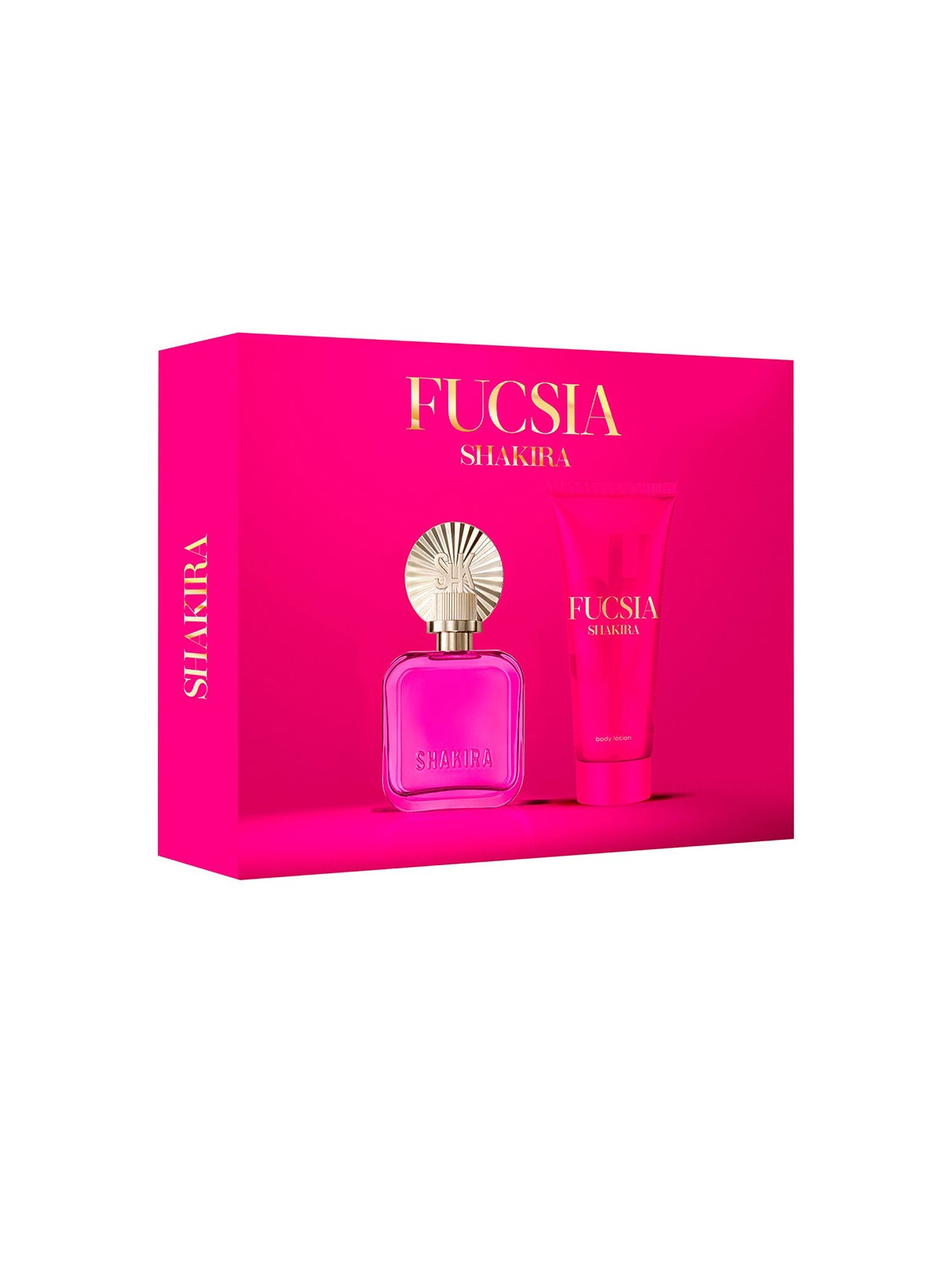 Shakira CASSA SHAKIRA FUCHSIA 2 pezzi Eau de Parfum spray 50ml + Perfumed body lotion 75ml donna