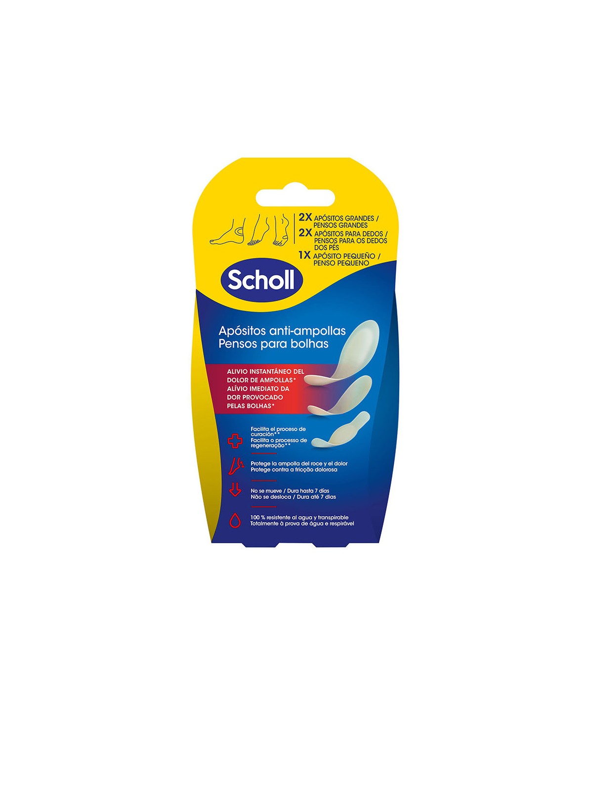 Scholl Cerotti antivesciche, confezione assortita da 5 pezzi unisex
