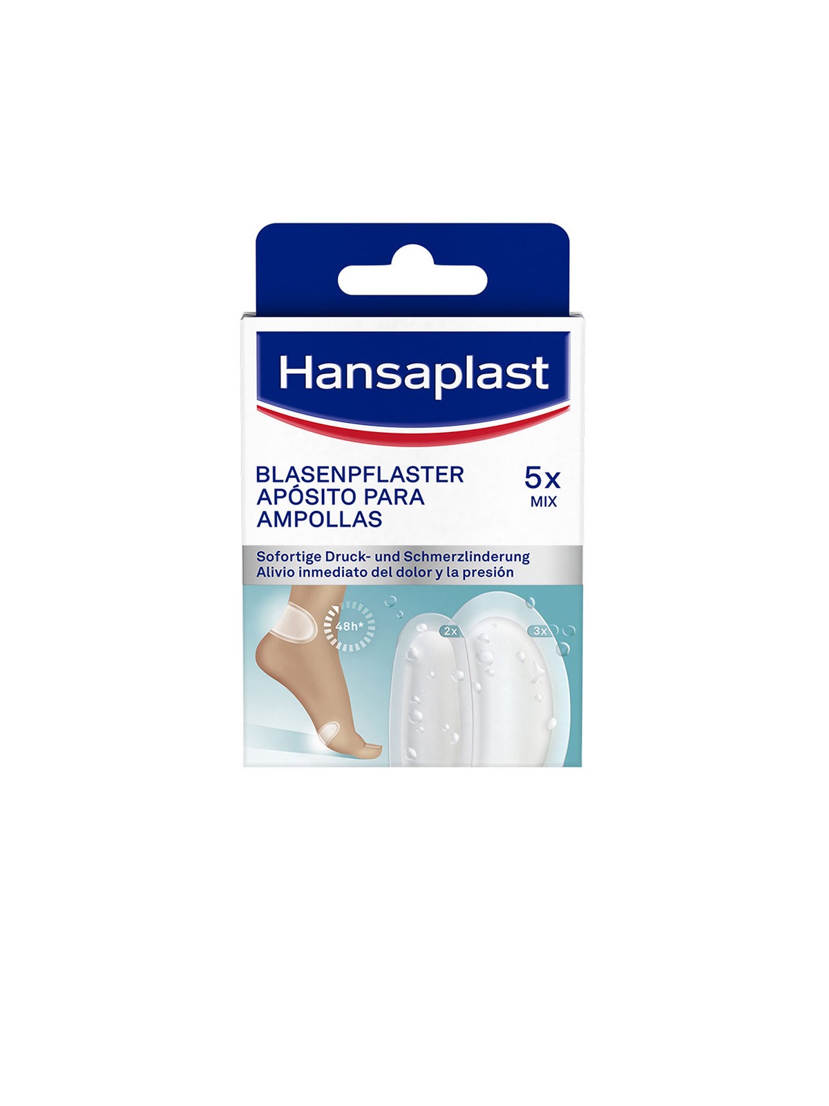 Hansaplast Cerotti per vesciche HP FOOT EXPERT MIX, 2 misure, 5 pezzi unisex