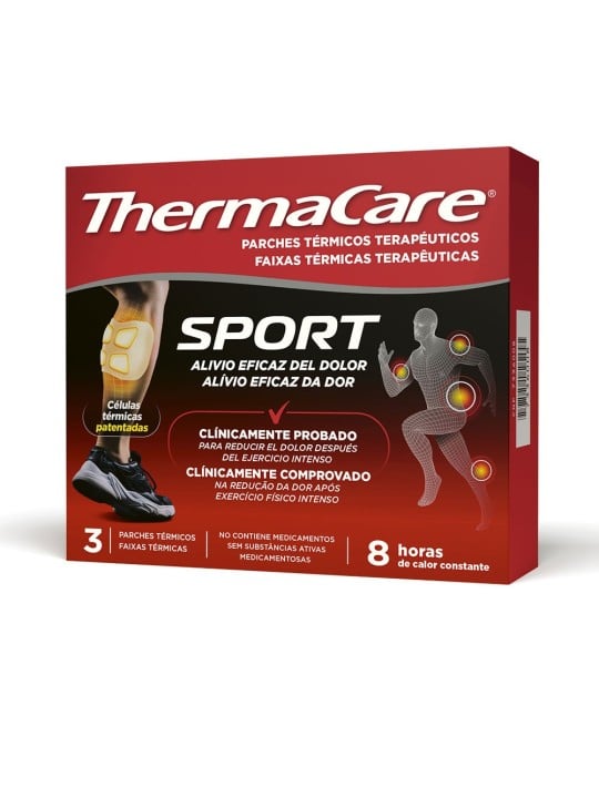 Thermacare Cerotti termici THERMACARE SPORT, 3 pezzi unisex