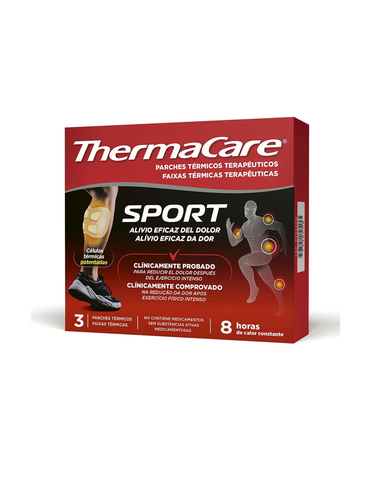 Thermacare Cerotti termici THERMACARE SPORT, 3 pezzi unisex