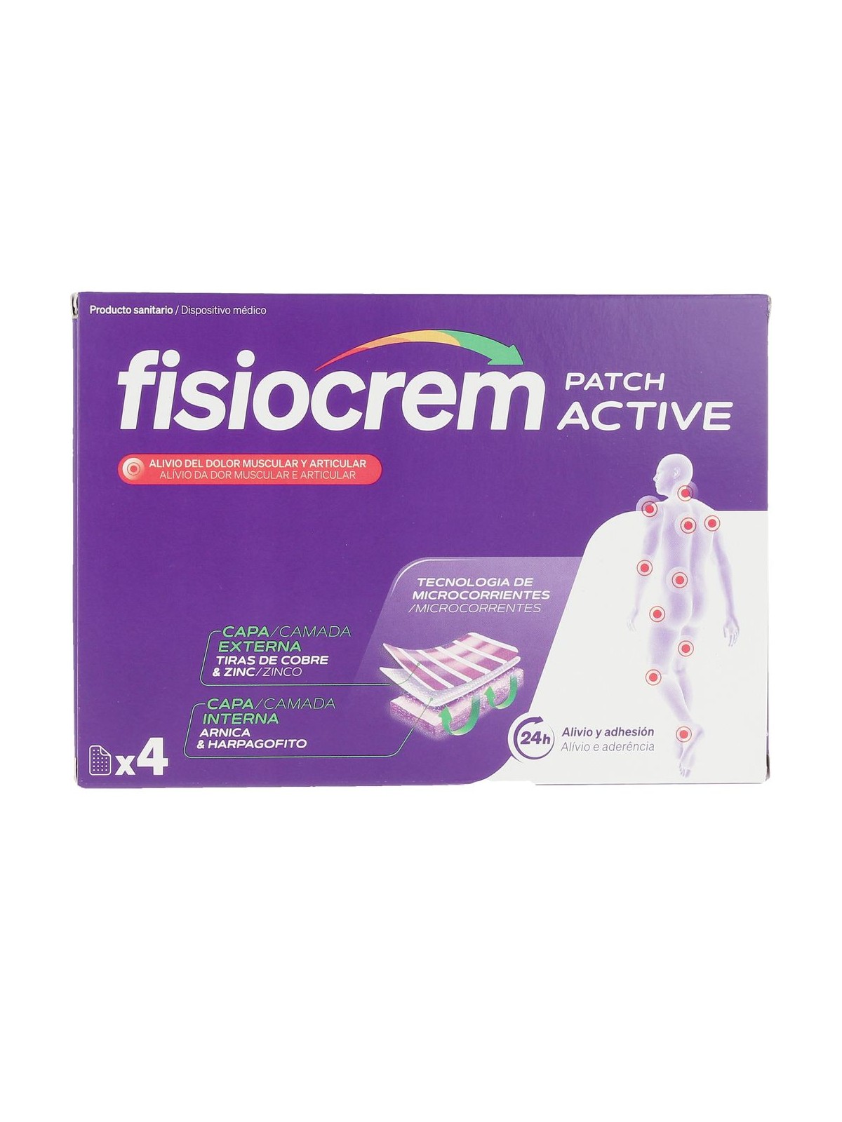 Fisiocrem Cerotto attivo FISIOCREM, 4 unità unisex