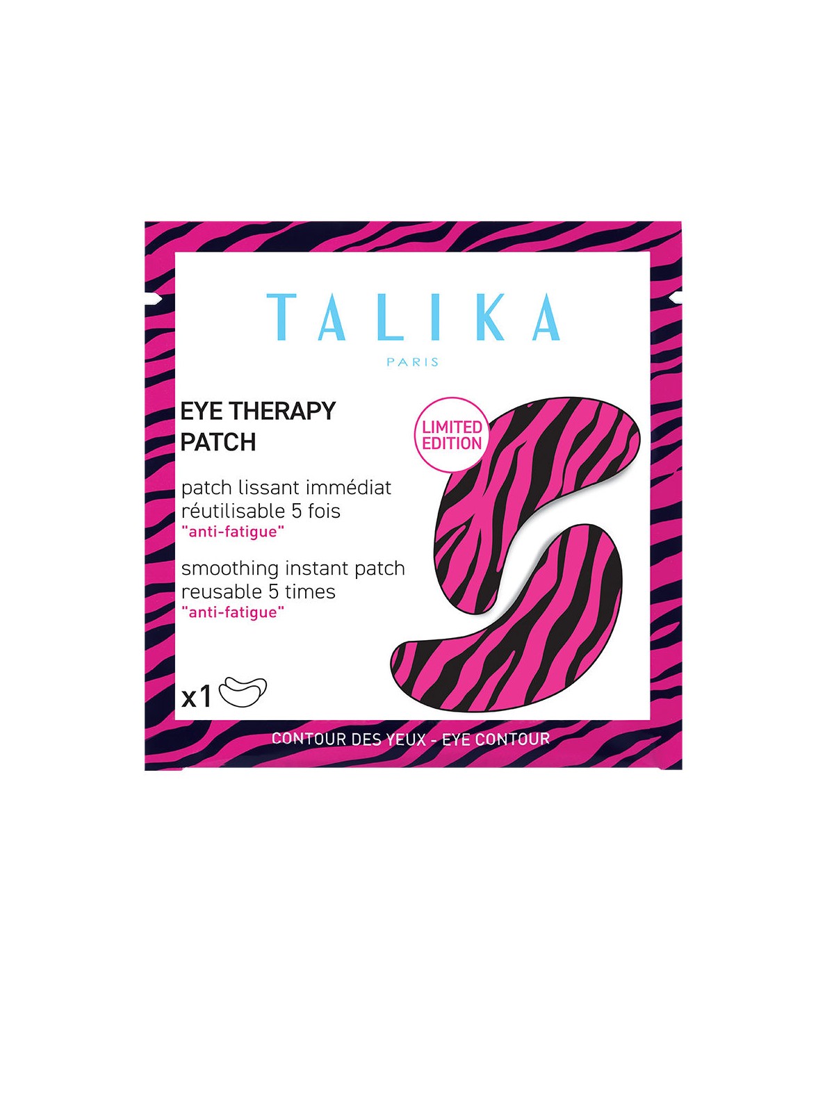 Talika Cerotto terapeutico per gli occhi zebra edizione limitata 1 u unisex