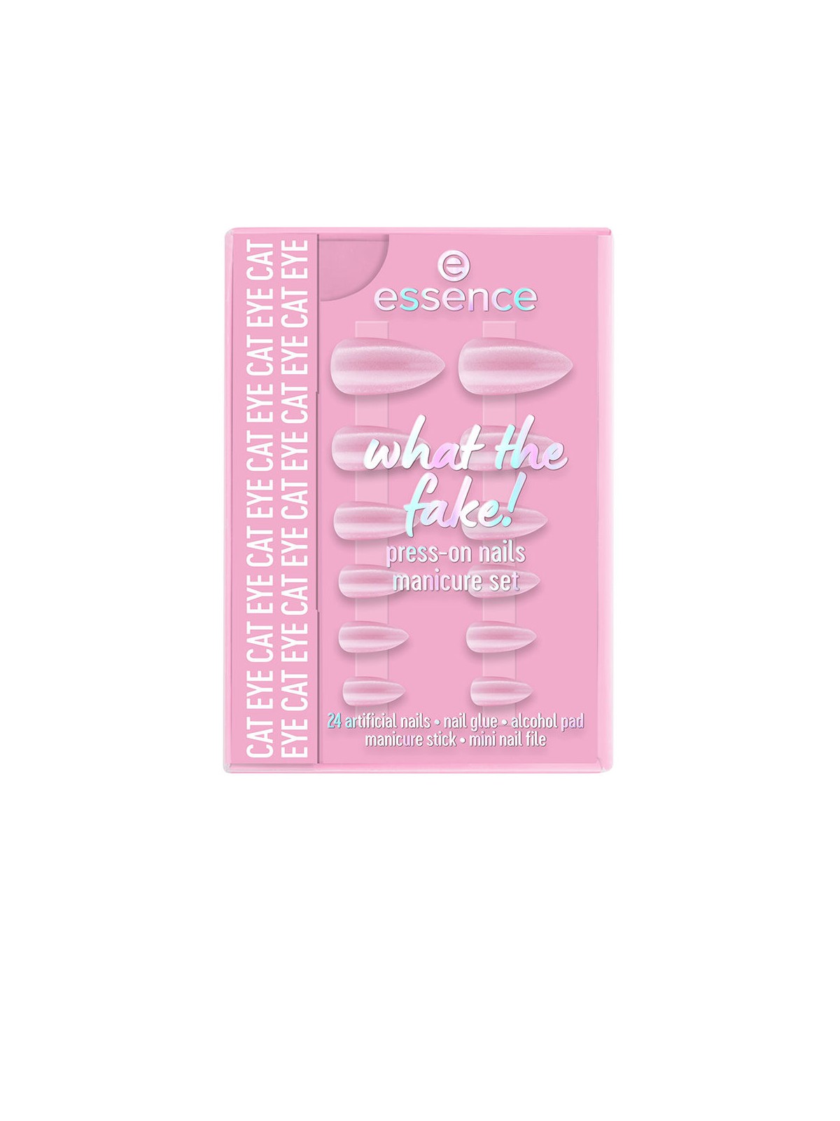 Essence CHE FINZIONE! SET DI UNGHIE FINTE n.02-Occhio di gatto 6 pezzi unisex