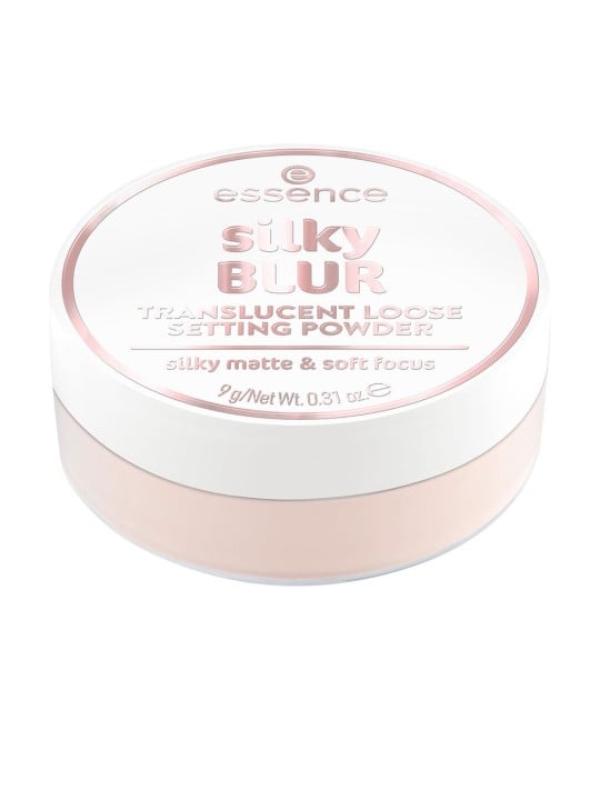 Essence cipria fissante in polvere libera traslucida SILKY BLUR 9gr unisex