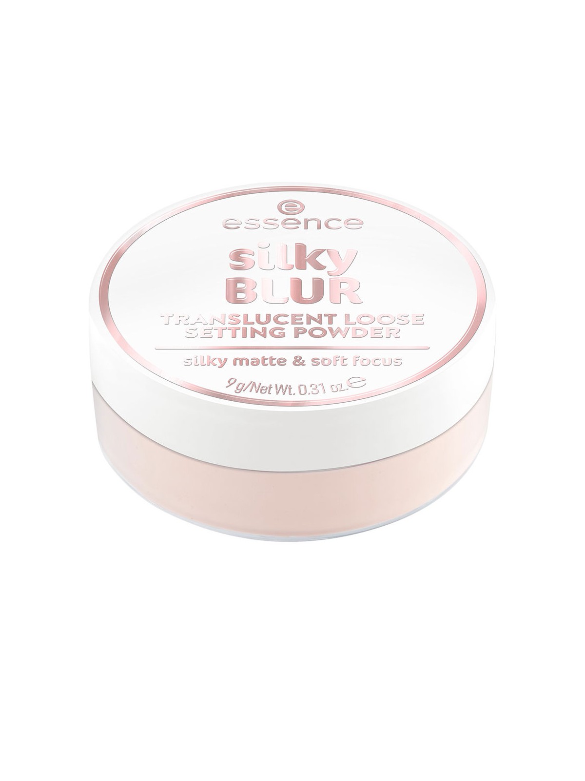 Essence cipria fissante in polvere libera traslucida SILKY BLUR 9gr unisex