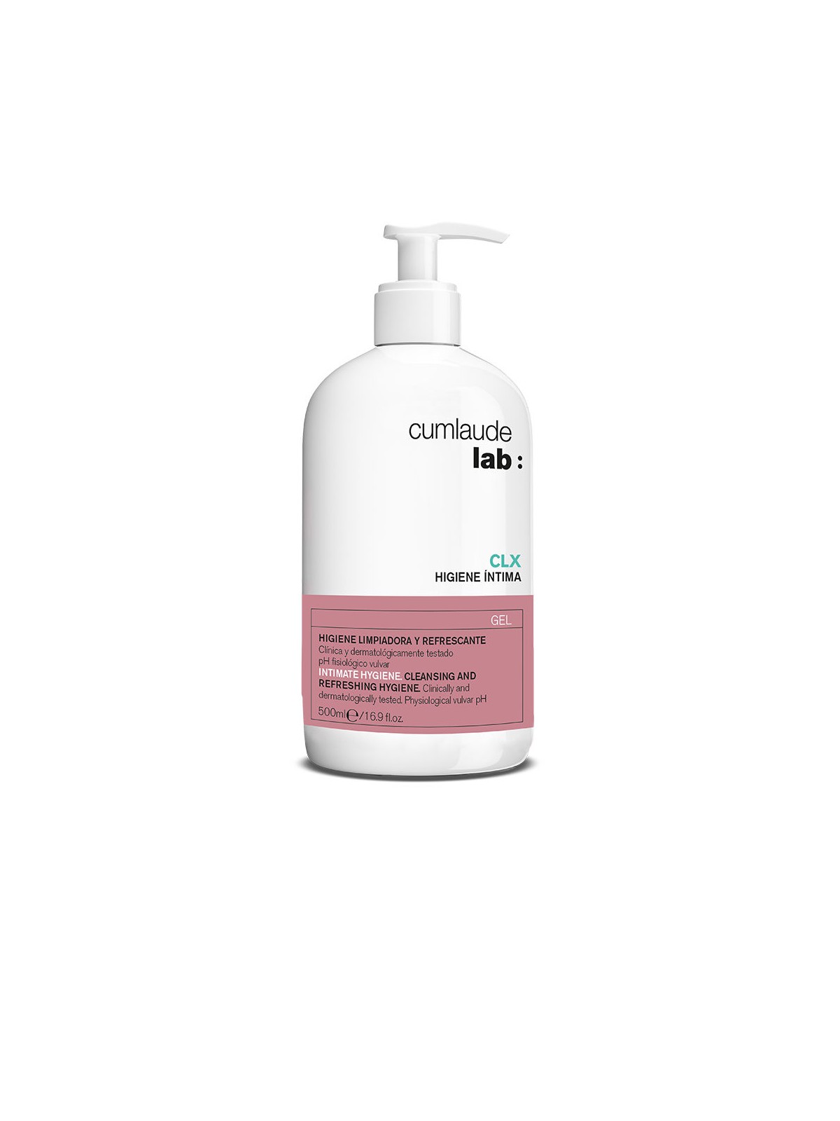 Cumlaude Lab CLX Gel detergente per l'igiene intima con azione igienizzante e protettiva 500ml donna
