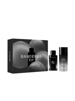 Antonio Banderas Cofanetto regalo THE ICON eau de parfum da 2 pezzi Eau de Parfum spray 100 ml + deodorant spray 150 ml unisex
