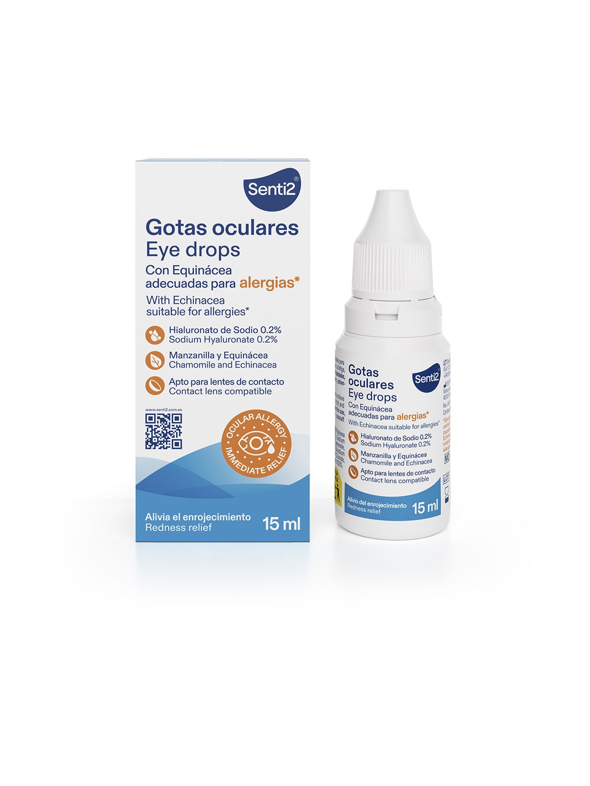Senti2 Collirio per allergie 15ml unisex