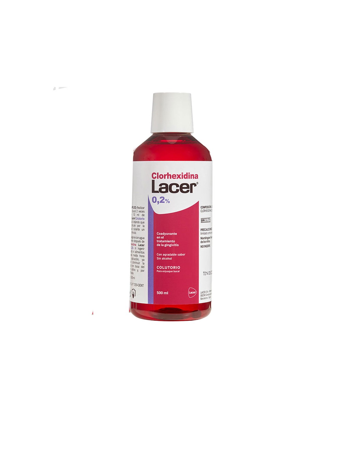 Lacer Collutorio alla clorexidina 0,2% 500ml unisex