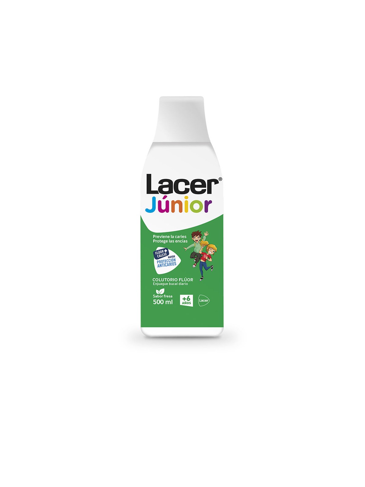 Lacer Collutorio quotidiano al fluoro e menta 0,05% 500ml unisex
