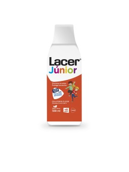 Lacer Collutorio quotidiano al fluoro, gusto fragola 0,05%, 500ml unisex
