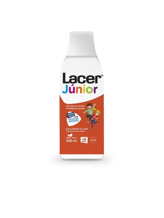Lacer Collutorio quotidiano al fluoro, gusto fragola 0,05%, 500ml unisex