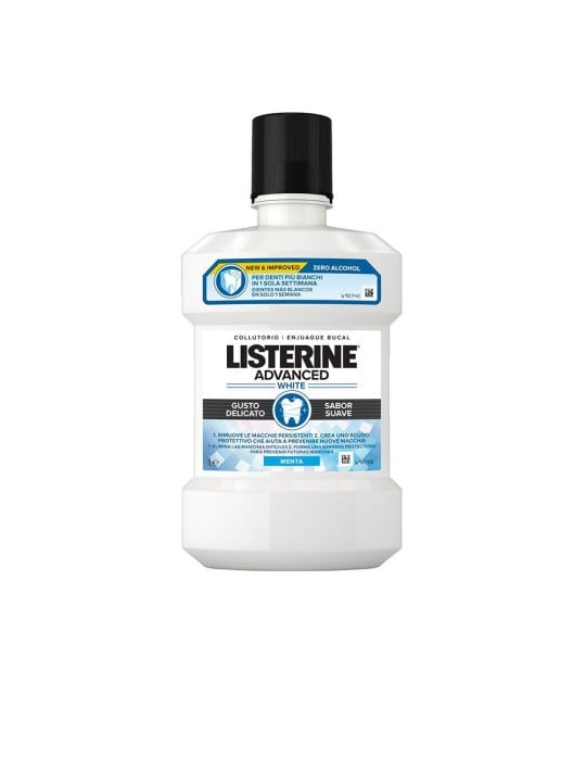 Listerine Collutorio sbiancante avanzato 1000ml unisex