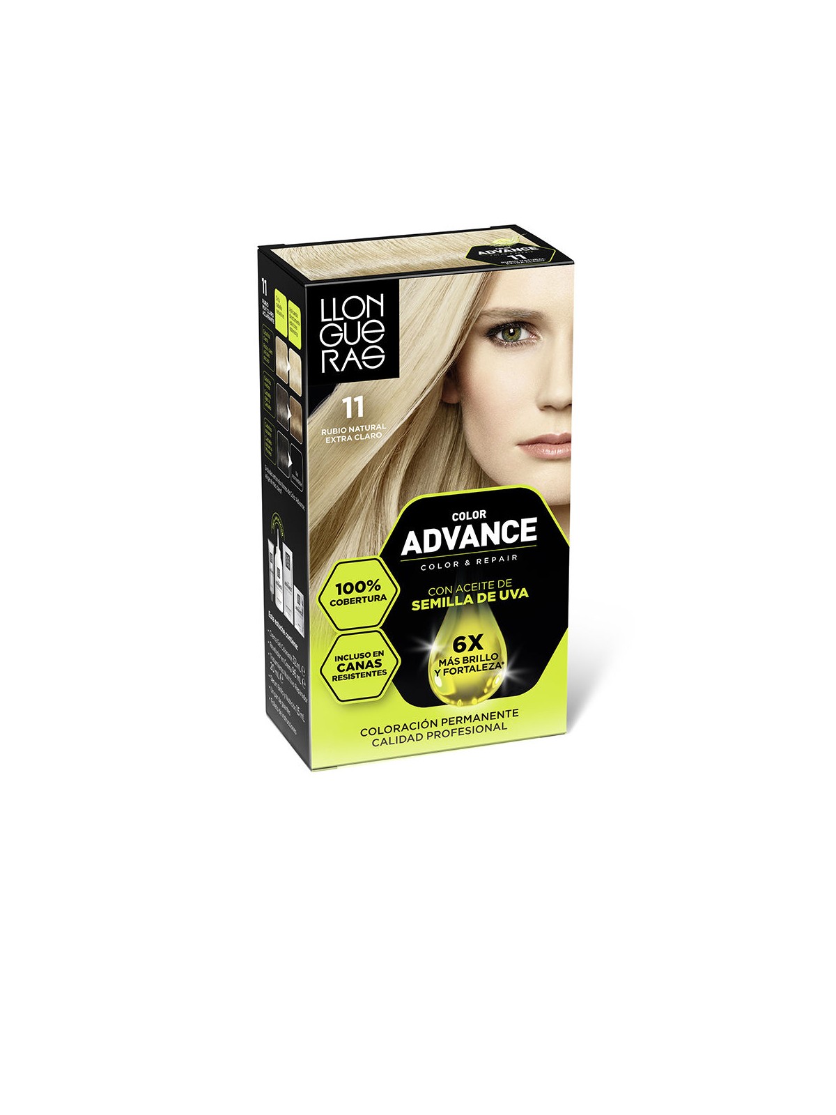Llongueras COLOR ADVANCE n.11 - biondo naturale extra chiaro 1 unità unisex