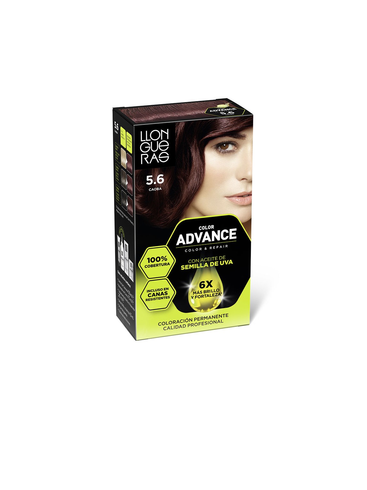 Llongueras COLOR ADVANCE n.5,6-mogano 1 u unisex