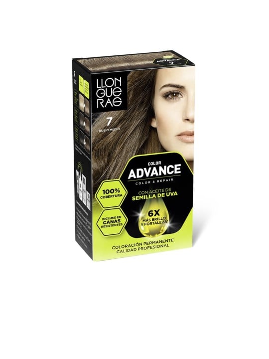 Llongueras COLOR ADVANCE n.7 - biondo medio 1 u unisex