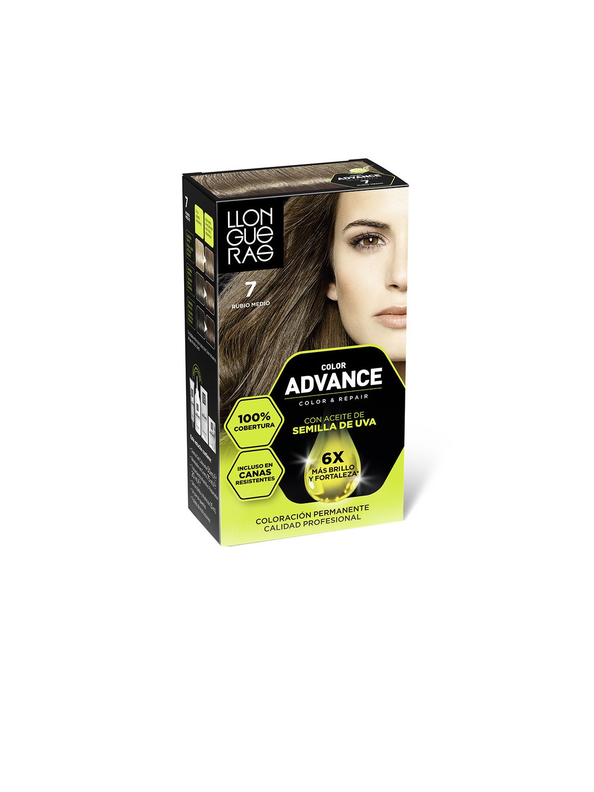 Llongueras COLOR ADVANCE n.7 - biondo medio 1 u unisex