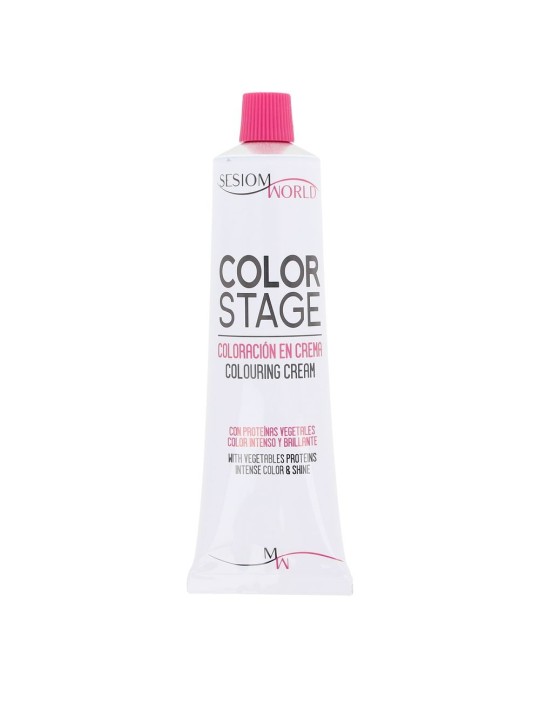 Sesiom World COLOR STAGE crema tinta per capelli n.7.21-Biondo Cenere Iridescente 100ml unisex