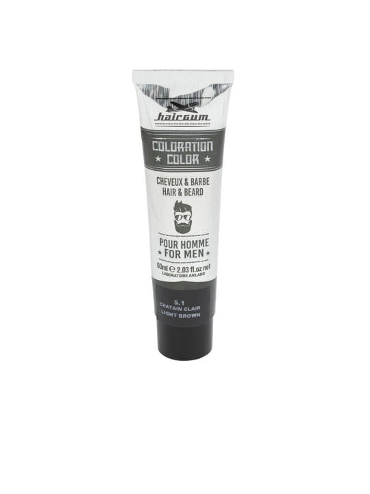 Hairgum COLORAZIONE Tintura per barba e capelli n.5.1 - Castano chiaro 60gr uomo