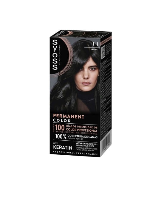 Syoss COLORE PERMANENTE n.1.1-Nero 1 u unisex