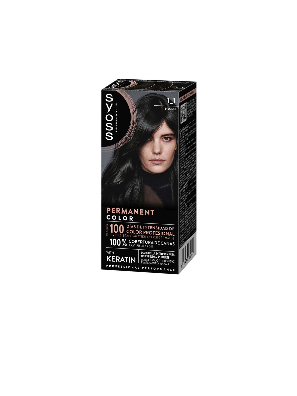 Syoss COLORE PERMANENTE n.1.1-Nero 1 u unisex