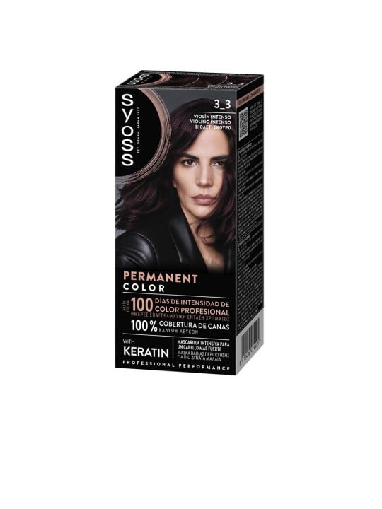 Syoss COLORE PERMANENTE n.3.3-Violino Intenso 1 u unisex