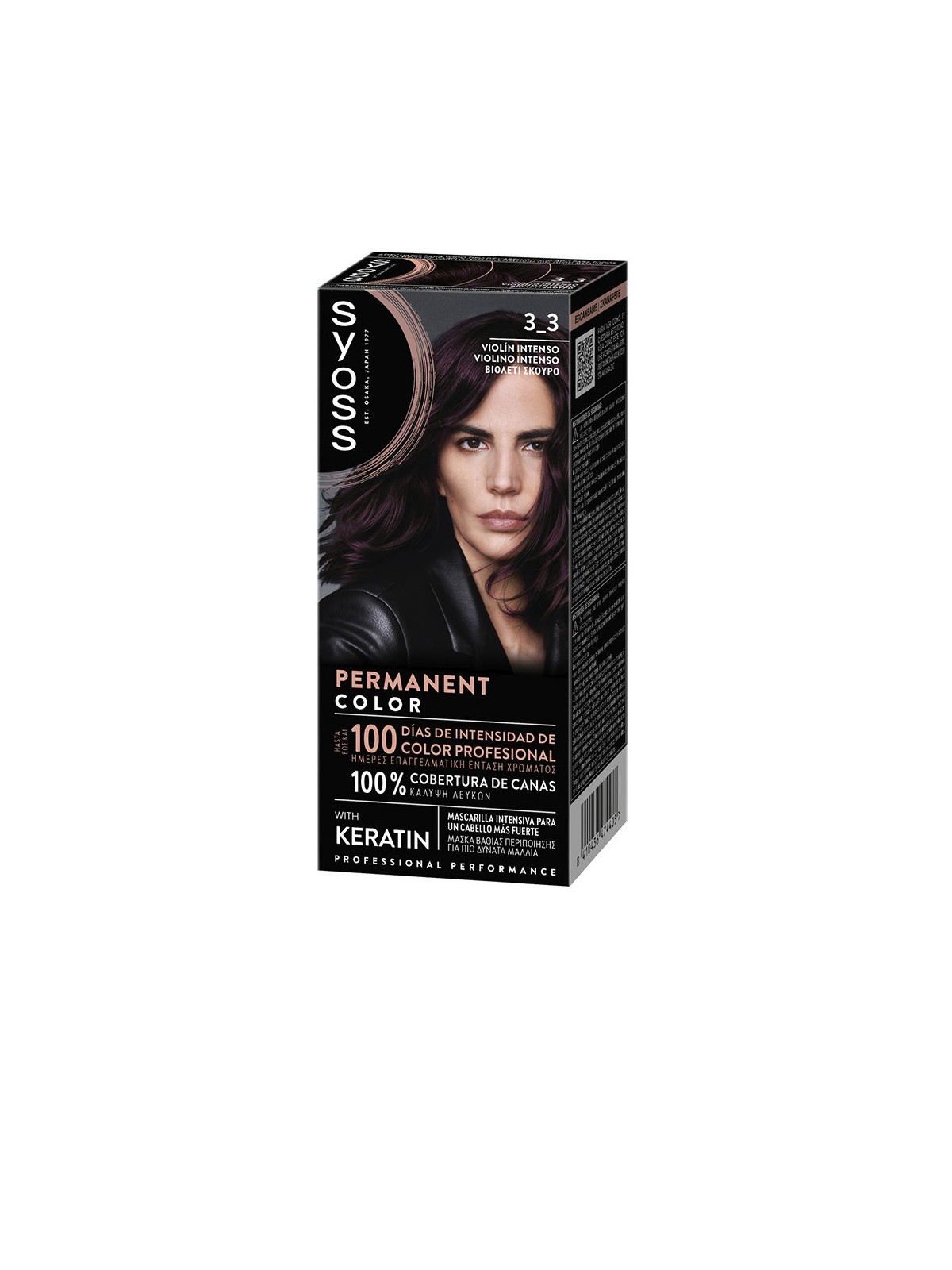 Syoss COLORE PERMANENTE n.3.3-Violino Intenso 1 u unisex