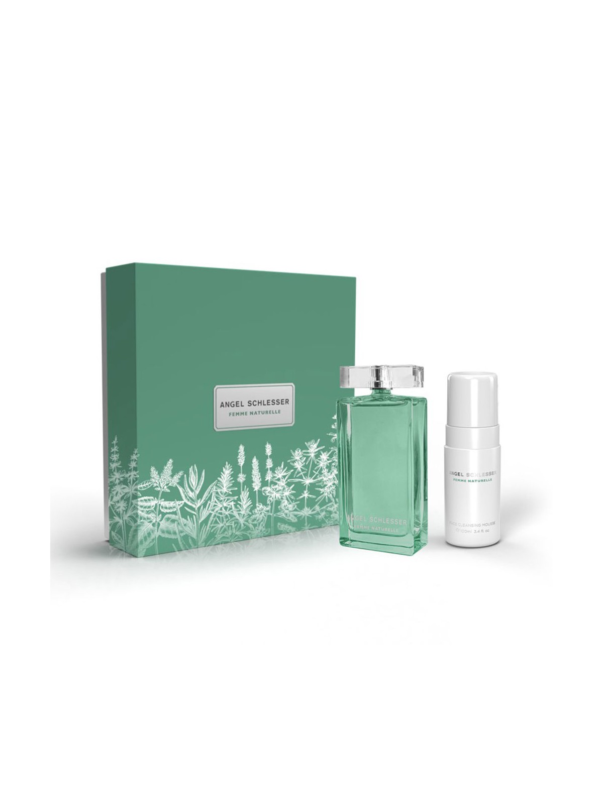 Angel Schlesser Completo 2 pezzi FEMME NATURELLE Eau de Toilette spray 100 ml + Cleansing foam 100 ml donna