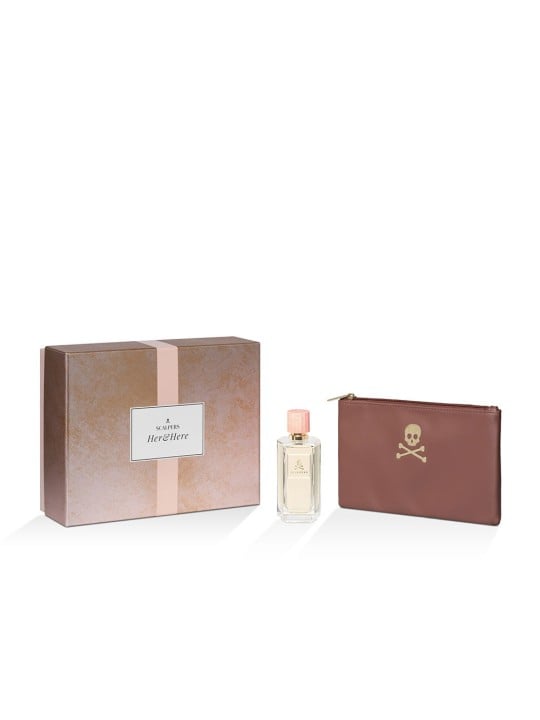Scalpers Completo 2 pezzi HER & HERE Eau de Parfum spray 100 ml + Toiletry bag donna