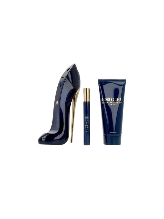 Carolina Herrera Completo da 3 pezzi GOOD GIRL Eau de Parfum spray 80 ml + Body Lotion 100 ml + Eau de Parfum spray 10 ml unisex