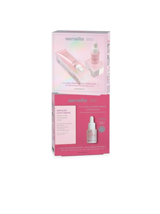 Sensilis CONFEZIONE DA 2 CREME SKIN GLOW JUICY CREAM Cream 50 ml + Serum 15 ml donna